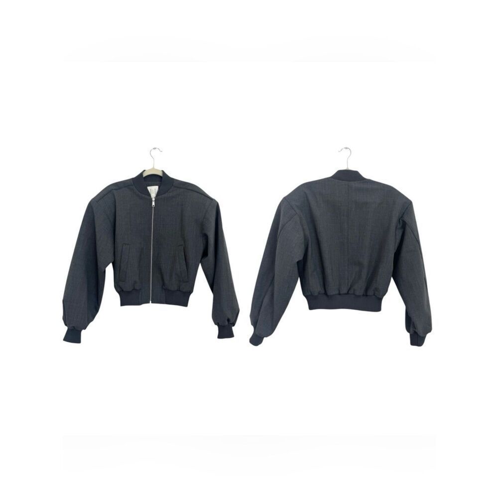 NEW HELSA Wool Blend Bomber Jacket - Picture 12 of 14